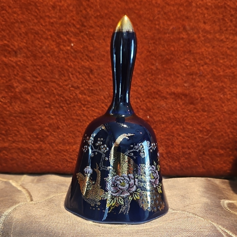 Elegant Blue cobalt Decorative Bell